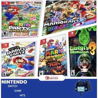 ราคา[FS12:00 ลดเพิ่ม 10% กรอก 615EL150] แผ่นเกม Nintendo Switch Games Hitz 2022 set2