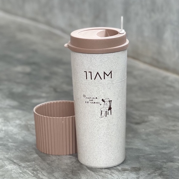 11am-eco-tumbler-กระบอกน้ำ-แก้วน้ำ-รุ่นรักษ์โลก-ผลิตจาก-ฟางข้าวสาลี-eco