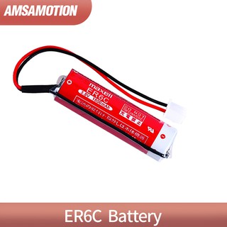 แบตเตอรี่ MAXELL ER6C AA 3.6V 1800mAh PLC สําหรับ Mitsubishi FX F2-40BL
