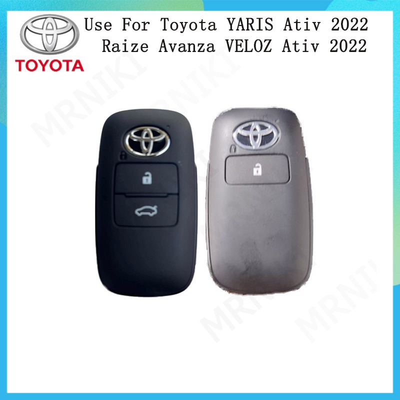 ใหม่-ปลอกกุญแจรีโมตรถยนต์-อัลลอย-สําหรับ-toyota-yaris-ativ-2022-ativ-raize-avanza-veloz-ativ-2022-yaris-2022