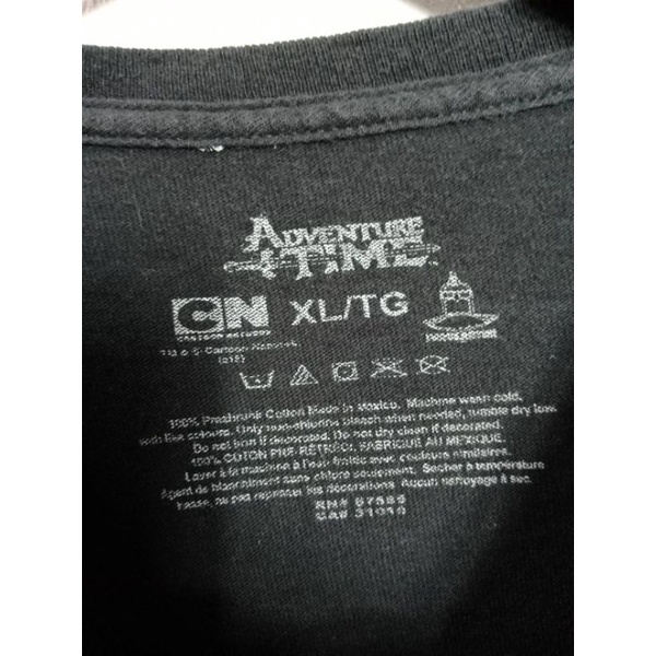 เสื้อยืด-มือสอง-ลายการ์ตูน-adventure-time-cartoon-network-xl-อก-44