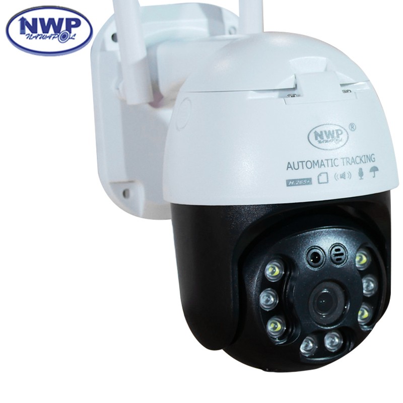ภาพสินค้ากล้องวงจรปิดไร้สาย wifi  NWP-998IP(2.0MP)FULL HD 1080P กล้องอัจฉริยะ Aiหมุนตามอัตโนมัติ กันฝน จากร้าน nwpcctv2018 บน Shopee ภาพที่ 5