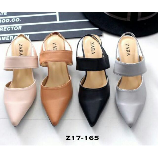 รองเท้าหัวแหลม-หนังนิ่ม-สไตล์-zara