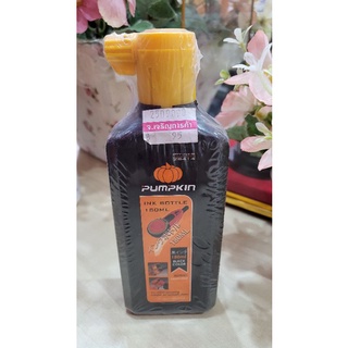 หมึกบักเต้าตีเส้น สีดำ 180ml pumpkin รหัส 2509090