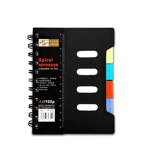 Notebook สมุดโน๊ต สมุดแพลนเนอร์ ขนาด A6 จำนวน 105 แผ่น พร้อมส่ง