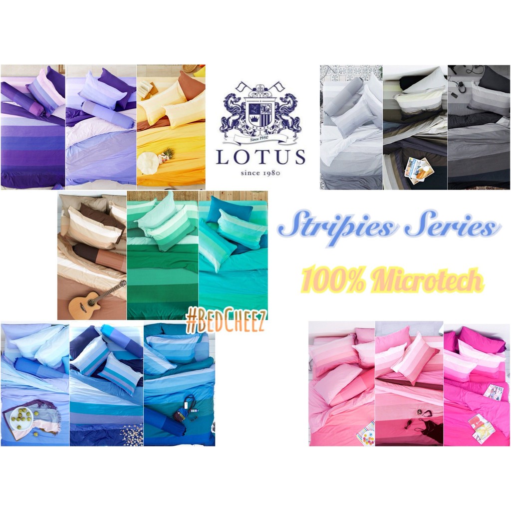 ผ้าปู-ผ้านวม-stripie-series-by-lotus-impression