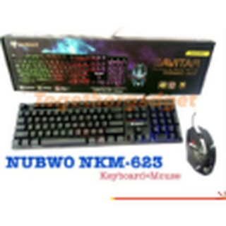 ภาพหน้าปกสินค้าNUBWO ชุดไฟทะลุอักษร Keyboard+mouse combo set SAVITAR NKM-623 สวย ที่เกี่ยวข้อง