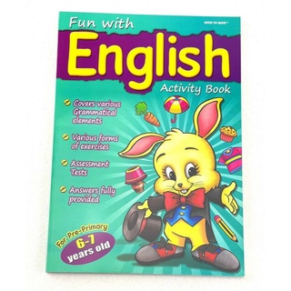 แบบฝึกหัดเด็กอนุบาล-ป1 Fun with English Activity Book For Pre-Primary 2WINBOOKTOYS