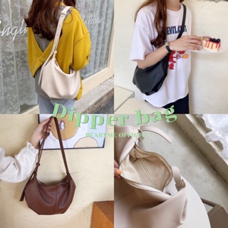 Dipper bag กระเป๋าสะพายหนังใหม่ล่าสุดดด มีให้เลือก3สี เน้นความเรียบง่าย