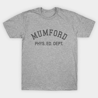 เสื้อยืดพิมพ์ลายแฟชั่น เสื้อยืด พิมพ์ลาย Mumford Phys Ed Dept สําหรับผู้ชาย ผู้หญิง