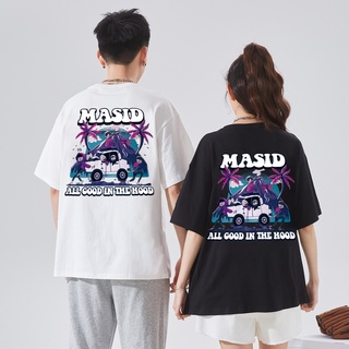 Cotton Printed  Short Sleeve T-Shirt Unisex New Couple Top （M-XL）
