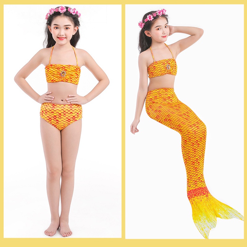 ชุดว่ายน้ำเด็กผู้หญิงชุดว่ายน้ำเด็กดีไซน์นางเงือกเสื้อผ้าแฟชั่นเด็กชุดว่ายน้ำ-akku