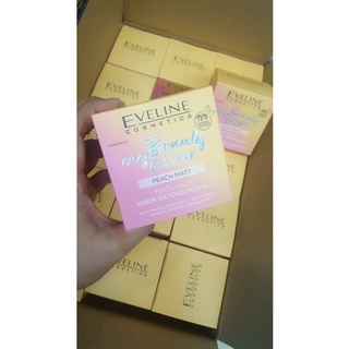 Eveline My Beauty Elixir Peach Matt Mattifying Detoxifying Cream Oily Skin 50ml.