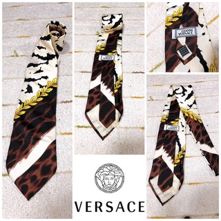 🧣: VERSACE ties silk แท้💯%