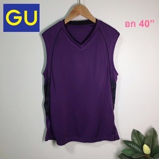 เสื้อแขนกุด แบรนด์ GU