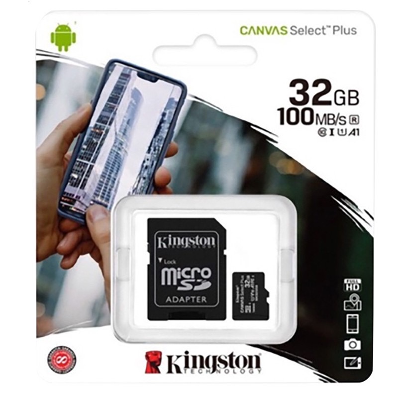 รูปภาพสินค้าแรกของ(ของแท้) เมมโมรี่การ์ด Kingston 16GB 32GB 64GB Memory Card Micro SD SDHC 16GB/32GB Class10คิงส์ตัน