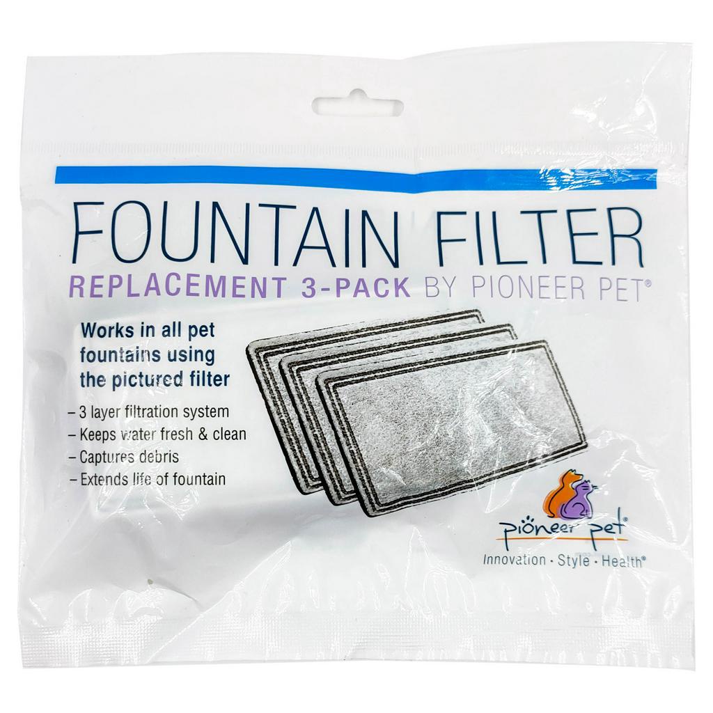 Pioneer Pet Fountain Filter Replacement แผ่นกรองรีฟิลแบบแผ่น สำหรับ