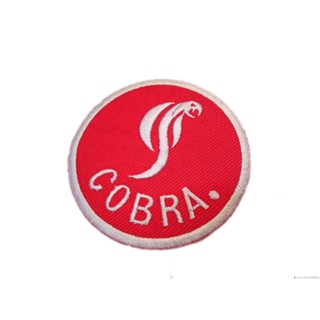 COBRA ป้ายติดเสื้อแจ็คเก็ต อาร์ม ป้าย ตัวรีดติดเสื้อ อาร์มรีด อาร์มปัก Badge Embroidered Sew Iron On Patches