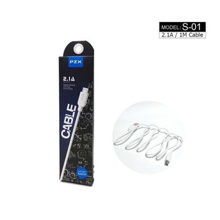 ภาพหน้าปกสินค้า🔥ลด50% ใส่โค้ด INC3LE7Z🔥  สายชาร์จ PZX S01 100CM 2.1A USB DATA CABLE For SAMSUNG Cable สายถัก ซึ่งคุณอาจชอบสินค้านี้