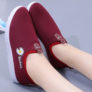 รองเท้าผ้าใบแฟชั่น  สำหรับผู้หญิงรุ่น แบบออกกำลังกายสไตล์เกาหลี V-26