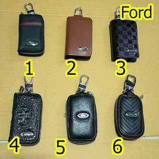 Ford  กระเป๋าใส่กุญแจรถยนต์หนัง ปกป้องกุญแจรถคุณ และเพิ่มความสุดุดตาขณะพกพา