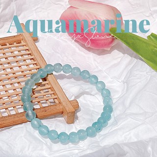 หินอความารีน Aquamarine 🐋 หินแท้100% ไม่ใช่ลูกปัด