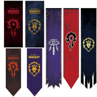 World of Warcraft Flag Alliance Tribal Movie Peripheral Products Cosplay Props Animation Game Hanging Flag Hanging Flag