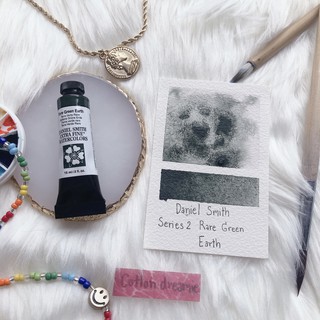 สีน้ำ Daniel Smith เกรดอาร์ตติส Series 2 สี Rare Green Earth แบ่งขาย2ml.