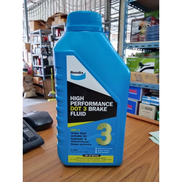 น้ำมันเบรค Bendix(เบนดิกซ์) DOT3 ขนาด1ลิตร ของแท้100% | Shopee Thailand