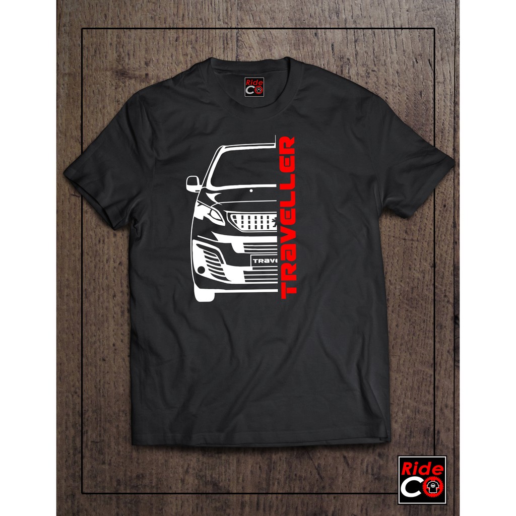 เสื้อสาวอวบ-rideco-เสื้อยืดรถยนต์เปอโยต์ทราเวลเลอร์-2020-ดีไซน์