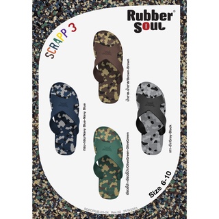 รองเท้าแตะแบบสวมผู้ชาย RUBBER SOUL รุ่น TIME พื้นนิ่ม เบาใส่สบาย ของแท้ ราคาถูก