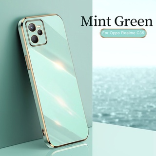 เคสโทรศัพท์มือถือแบบนิ่ม TPU กันกระแทก แฟชั่น สําหรับ Realme C31 C25Y C21Y C20A C55 C53 C35 C33 C20