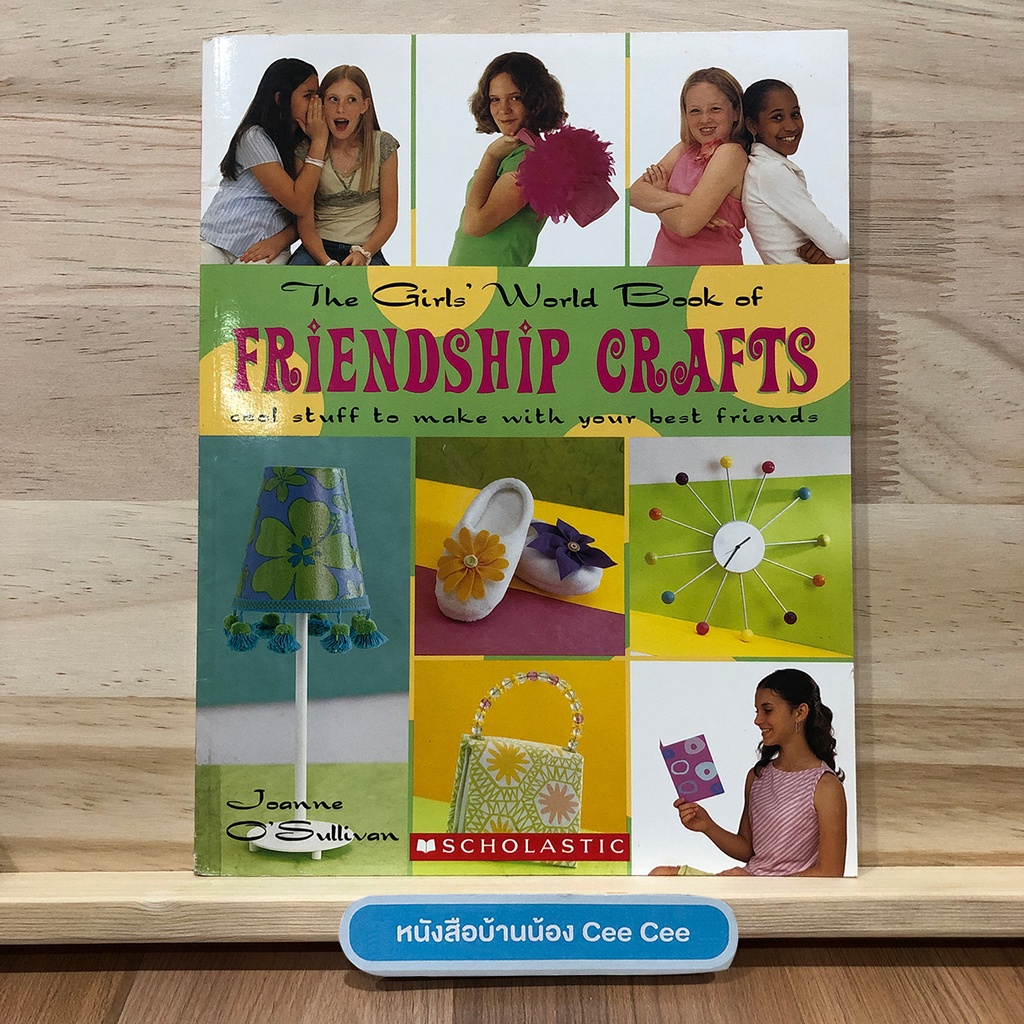 หนังสือภาษาอังกฤษ-ปกอ่อน-the-girls-world-book-of-friendship-crafts-cool-stuff-to-make-with-your-best-friends