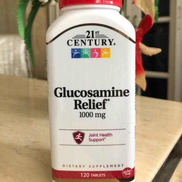 ภาพหน้าปกสินค้าGlucosamine +Calcium Relief, Maximum Strength, 1,000 mg, 120 หรือ400Tablets