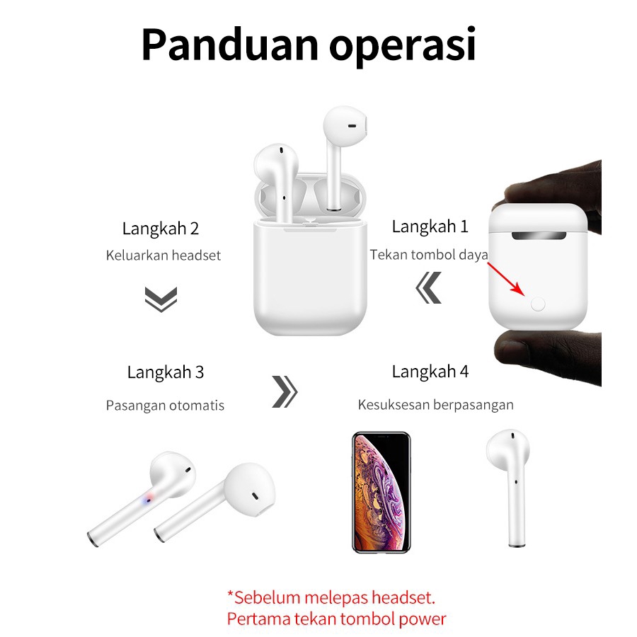 touch-ชุดหูฟังบลูทู-ธ-i11-สีแดงที่มาพร้อมกับกล่องควบคุม