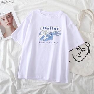 จัดส่งได้ตลอดเวลาเซ็ตเสื้อกางเกง Butter&amp;Cute Rabbit