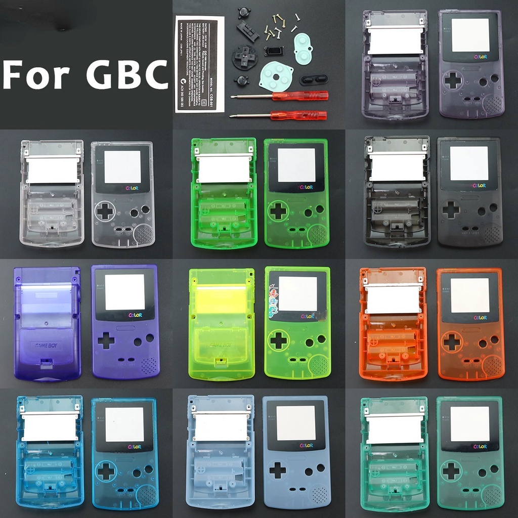 Maxzone เคสพลาสติกใส พร้อมปุ่มกด สําหรับเกมคอนโซล Nintend Gameboy GBC ...