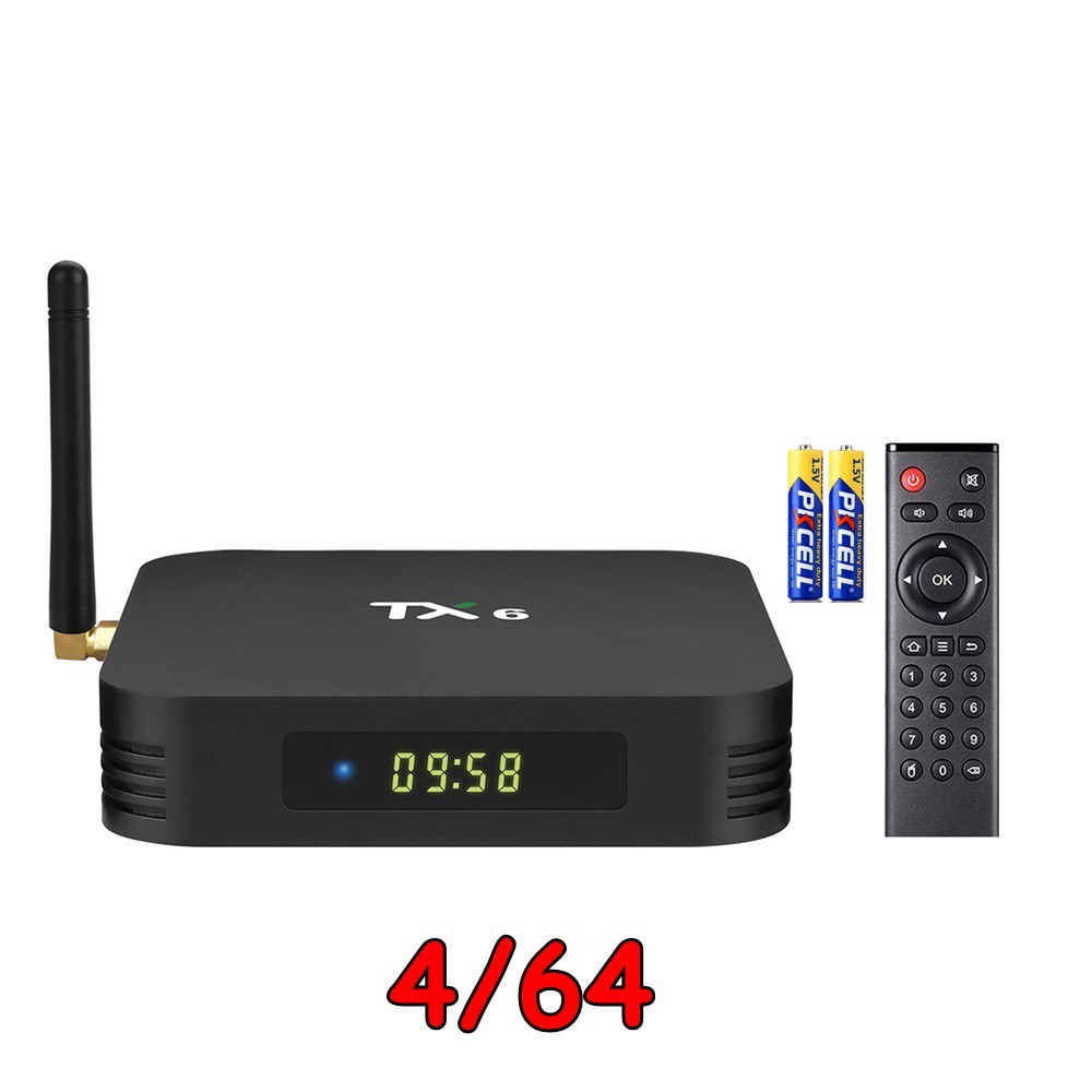 tv box android box tx6 กล่องแอนดรอย Android 10.0 แถมถ่าน | Shopee Thailand