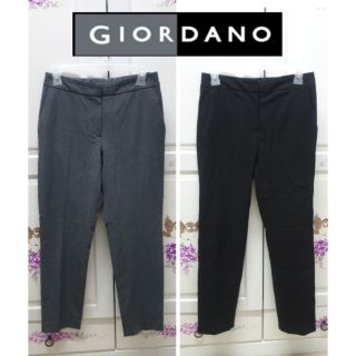 สินค้า GIORDANO กางเกงทำงาน ผ้าค้อตตอน Size S,M,L,XL