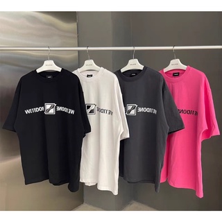เสื้อยืดแขนสั้น ผ้าฝ้ายแท้ ทรงหลวม เข้ากับทุกการแต่งกาย สไตล์สตรีท WE11S-5XL