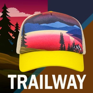 TRAILWAY CAP - YELLOW GLOW - หมวกวิ่ง หมวกแฟชั่น