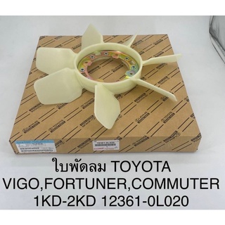 ใบพัลม Toyota vigo,fortuner,commuter