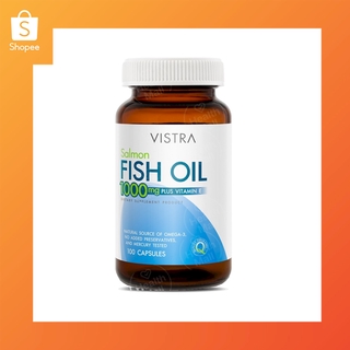 ภาพหน้าปกสินค้าVistra Salmon Fish Oil 100 Capsules วิสทร้า แซลมอน ฟิชออยด์ 1000มก. 100 แคปซูล ที่เกี่ยวข้อง