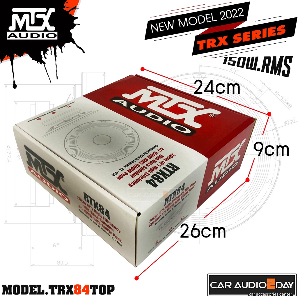 mtx-rtx-84top-ลำโพงกลางโดดเฟสปลั๊กขนาด-8-ลำโพงเสียงกลาง-mtx-audio-ลำโพงรถยนต์-new-model2022-คู่ละ3500บาท