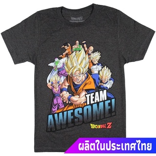 เสื้อยืดสีพื้น Dragon Ball Z Boys Team Awesome Goku Gohan Vegeta Character T-Shirt discount Dragon Ball ดราก้อนบอล