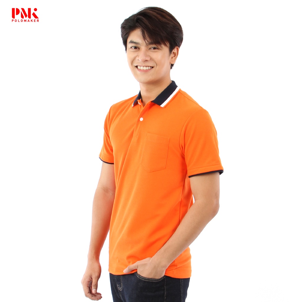 ภาพหน้าปกสินค้าเสื้อโปโล Summer Collection สีส้ม PK11​​​8 - PMK Polomaker จากร้าน pmkpolomaker บน Shopee