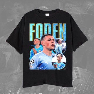 เสื้อยืด พิมพ์ลาย Manchester City PHIL FODEN สําหรับผู้ชาย และผู้หญิงS-5XL