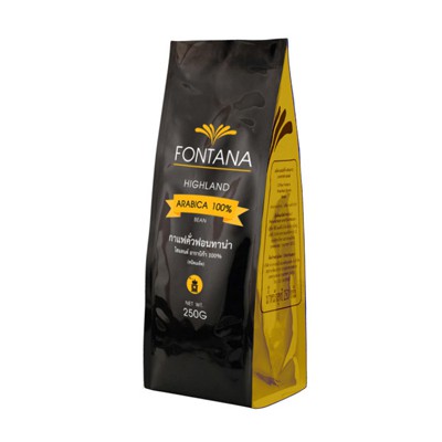 fontana-coffee-highland-arabica-250g-ฟอนทาน่า-คอฟฟี่ไ-ฮแลนด์-อาราบิก้า-เมล็ดกาแฟคั่วขนาด-250-กรัม