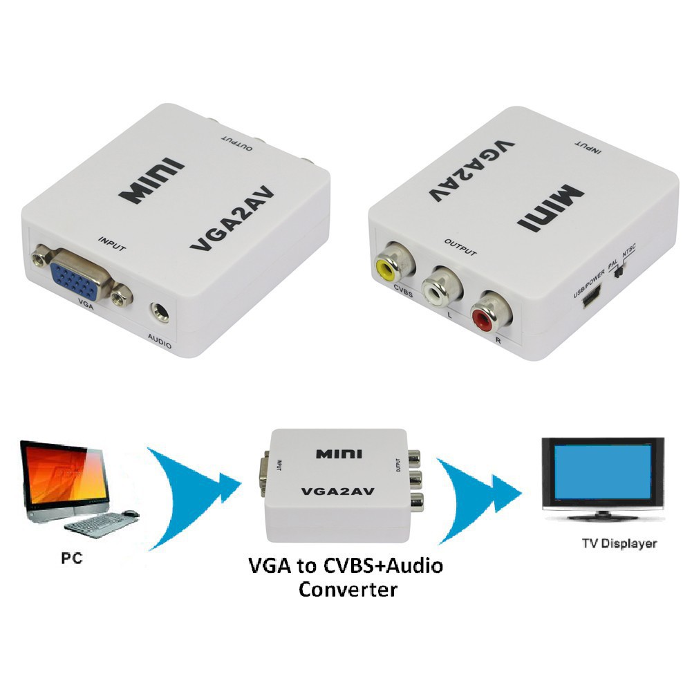 กล่องแปลงสัญญาณภาพ-vga-to-av