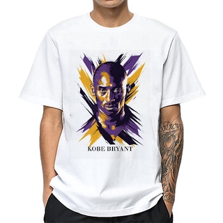 เสื้อยืดผู้ชาย90 - NBA LA Lakers โคบี้ ไบรอันท์ เสื้อยืดผู้ชายฤดูร้อน คอกลม แขนสั้น เสื้อยืดแขนสั้น